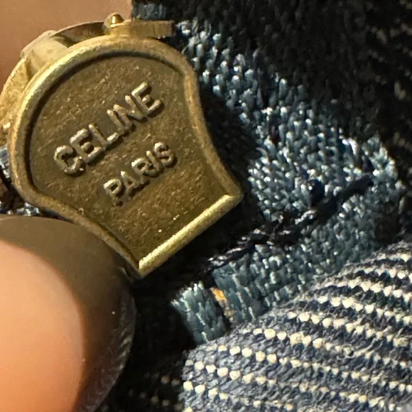 Celine Macadam denim belt bag - Picture 11 of 12